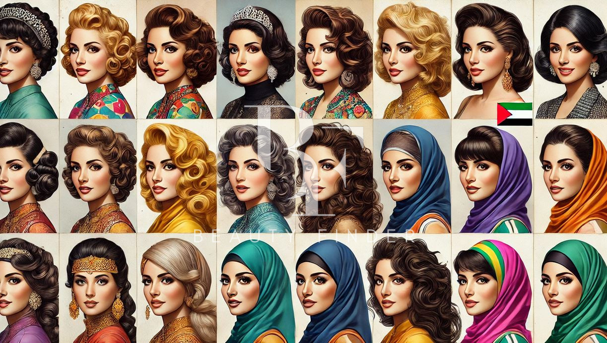 The Evolution of Arab Women's Hairstyles From the 1950s to Today