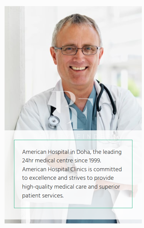 American Hospital Clinic Qatar, top Healthcare Salon from Qatar, Beauty Finder - 1